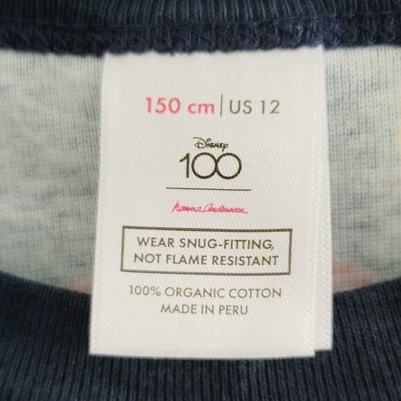 Hanna Andersson Disney 100th Anniversary Celebration Long John Pajama Set 12 - Picture 3 of 8